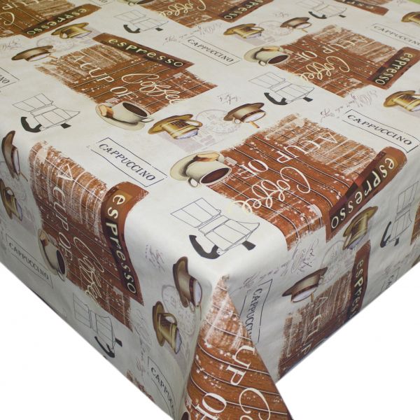 Oilcloth 140cm Futura Espresso art. 611.1